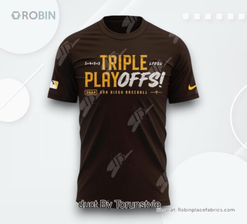 San Diego Padres Triple Play Offs 2024 T Shirt