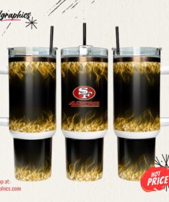 San Francisco 49ers 40oz Tumbler NFL Tumbler Wrap