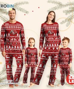 San Francisco 49ers Christmas NFL Custom Family Pajamas