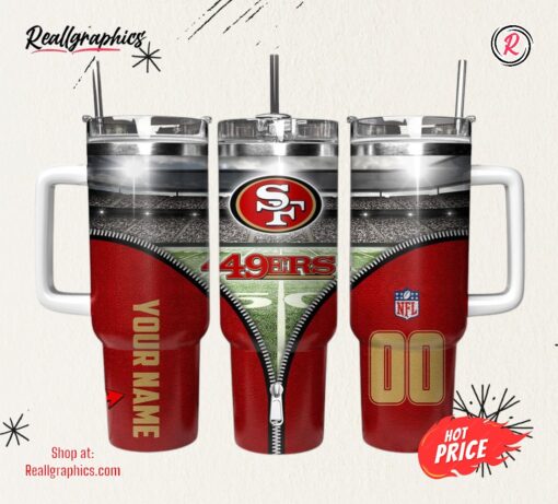 San Francisco 49ers NFL 40oz Stanley Tumbler