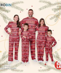 San Francisco 49ers NFL Patterns Essentials Christmas Holiday Family Matching Pajama Sets San Francisco 49ers NFL Patterns Essentials Christmas Holiday Family Matching Pajama Sets