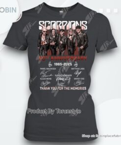 Scorpions Coming 60th Anniversary 1965 2025 Thank You For The Memories T Shirt Scorpions Coming 60th Anniversary 1965 2025 Thank You For The Memories T Shirt