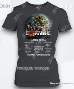 Scorpions Coming Home To Las Vegas 60 Years Of 1965 2025 Thank You For The Memories T Shirt Scorpions Coming Home To Las Vegas 60 Years Of 1965 2025 Thank You For The Memories T Shirt