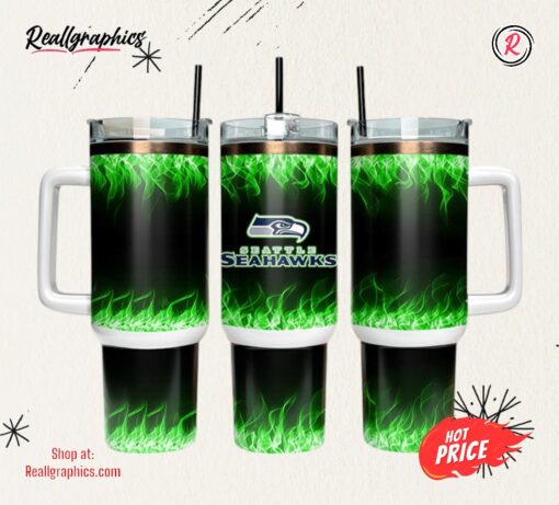 Seattle Seahawks 40oz Tumbler NFL Tumbler Wrap