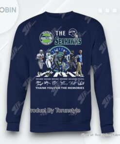 Seattle Seahawks 50th Anniversary Thank You For The Memories T Shirt