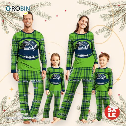 Seattle Seahawks NFL Custom Your Name Football Team Pajamas