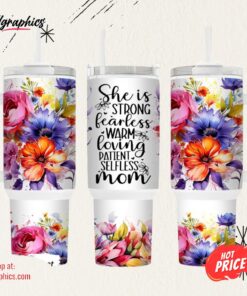 She Is Mom 40 Oz 2 Piece Tumbler Wrap She Is Mom 40 Oz 2 Piece Tumbler Wrap