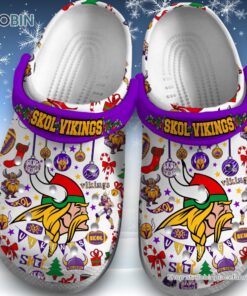 Skol Vikings Merry Christmas Classic Crocs