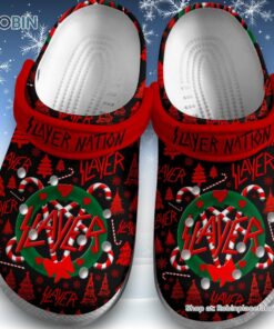 Slayer Nation Merry Christmas Unisex Classic Crocs