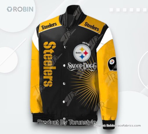 Snoop Dogg x Steelers Baseball Jacket