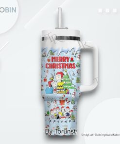 Snoopy Merry Christmas 40oz Tumbler