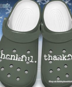 Soft And Fluffy Thankful 3D Printed Crocs Shoes Soft And Fluffy Thankful 3D Printed Crocs Shoes