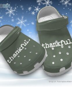 Soft And Fluffy Thankful 3D Printed Crocs Shoes Soft And Fluffy Thankful 3D Printed Crocs Shoes