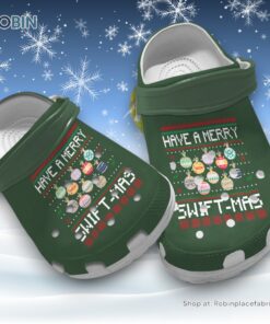 Soft Have A Merry Swift Mas 3D Printed Crocs Shoes