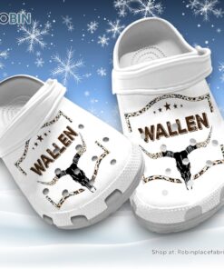 Soft Wallen Cow Skull 3D Printed Crocs Shoes