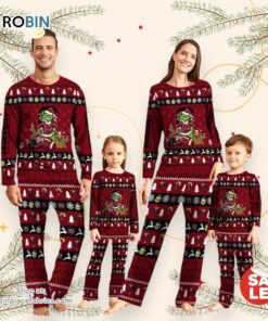 South Carolina Gamecocks NCAA Custom Name Grinch Christmas And Sport Team Pajama Set