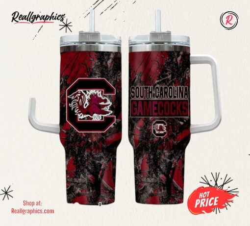 South Carolina Gamecocks Realtree Hunting 40oz Tumbler