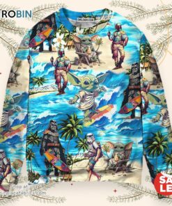 Special Star Wars Surfing Sweater, Star Wars Ugly Sweatshirt