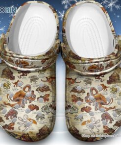 Species Octopus Of The World 3D Printed Crocs Clogs Shoes