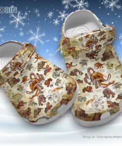 Species Octopus Of The World 3D Printed Crocs Clogs Shoes