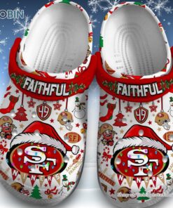 ST Niner Faithful Merry Christmas Unisex Classic Crocs