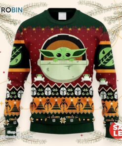 Star Wars Baby Yoda The Mandalorian Ugly Christmas Sweater, Star Wars Christmas Sweater, Star Wars Ugly Sweatshirt