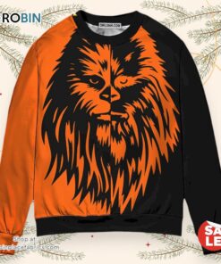 Star Wars Chewbacca Two Faced Halloween Sweater, Star Wars Ugly Sweatshirt