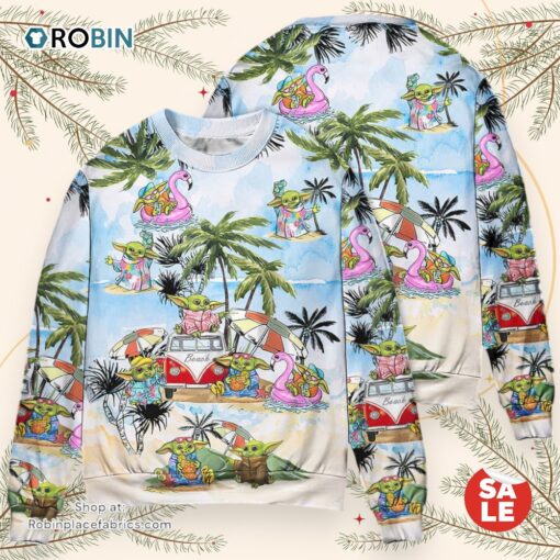 Star Wars Disney Baby Yoda So Cool Sweater, Star Wars Christmas Sweater