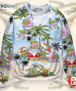 Star Wars Disney Baby Yoda So Cool Sweater, Star Wars Christmas Sweater