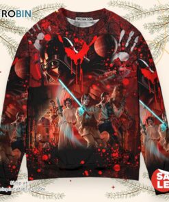 Star Wars Horror Blood Scary Halloween Sweater, Star Wars Ugly Sweatshirt