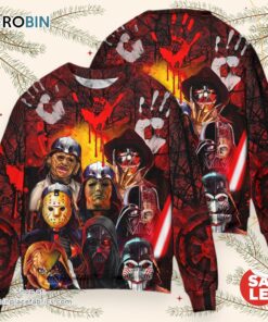 Star Wars Horror Darth Vader Halloween Sweater, Star Wars Ugly Sweatshirt