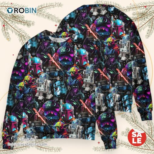 Star Wars Spooky Vibes Halloween Sweater, Star Wars Ugly Sweatshirt