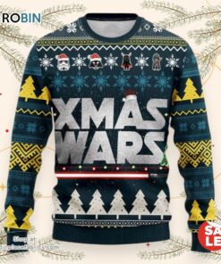 Star Wars Xmas Wars Ugly Christmas Sweater, Star Wars Christmas Sweater, Star Wars Ugly Sweatshirt