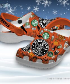 Starbucks Halloween Holiday Unisex Classic Crocs