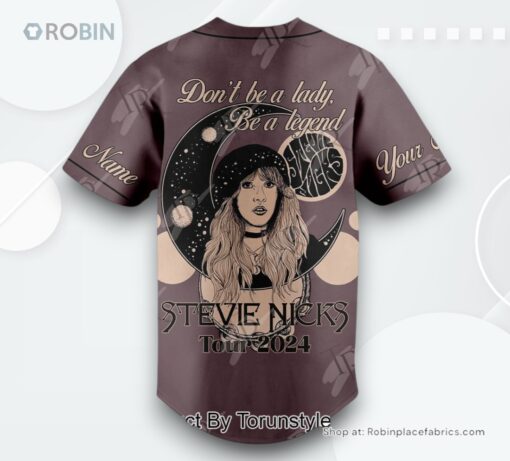 Stevie Nicks Tour 2024 Baseball Jersey Shirt Style
