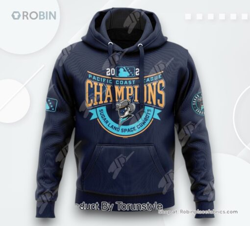 Sugar Land Space Cowboys Bimm Ridder League Champs 2024 AOP Clothing (Hoodie, Sweatshirt, T Shirt)