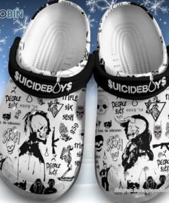 Suicideboy Skull And Gun Classic Crocs