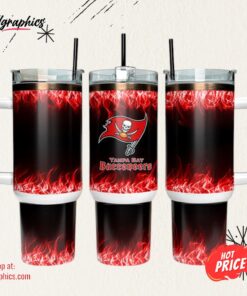 Tampa Bay Buccaneers 40oz Tumbler NFL Tumbler Wrap