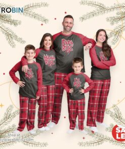 Tampa Bay Buccaneers NFL Patterns Essentials Christmas Holiday Family Matching Pajama Sets