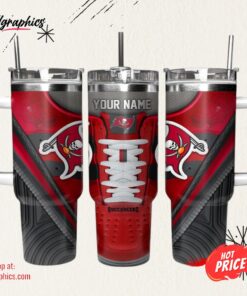 Tampa Bay Buccaneers Sneaker NFL Personalized Stanley Tumbler 40Oz