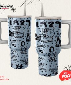 Taylor Swift 1989 Album Stanley Cup Tumbler 40 OZ