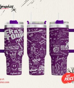 Taylor Swift Eras Tour Song Title, Personalized Powder Coated Tumbler 40 Oz