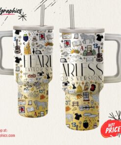 Taylor Swift Fearless Album Stanley Cup Tumbler 40 OZ
