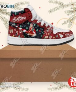 Taylor Swift Merry Swiftmas Air Jordan 1, Hightop