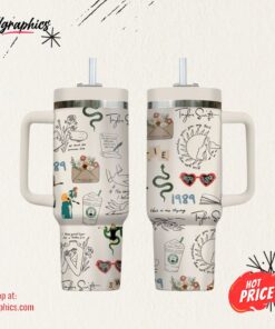 Taylor Swift Music Stanley Cup 40 oz Tumbler With Handle