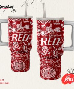 Taylor Swift Red Album Stanley Cup Tumbler 40 OZ
