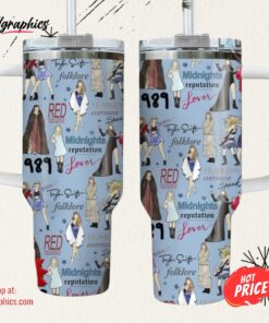 Taylor Swift Tumbler 40 Oz Swifties Tour 40Oz Stainless Steel Stanley Cup Taylor Swift Tumbler 40 Oz Swifties Tour 40Oz Stainless Steel Stanley Cup