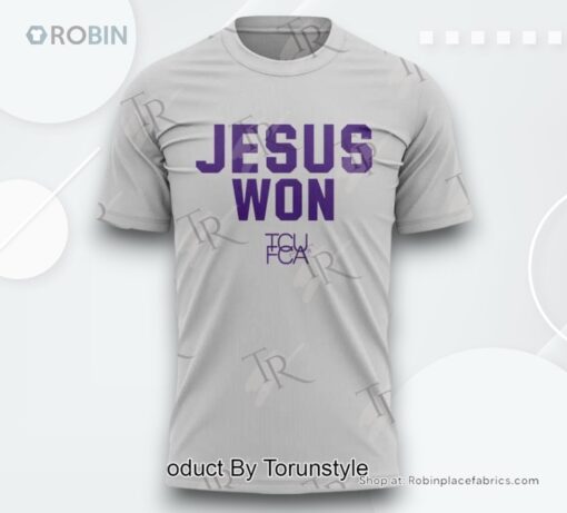 TCU Football 2024 Jesus Won T Shirt