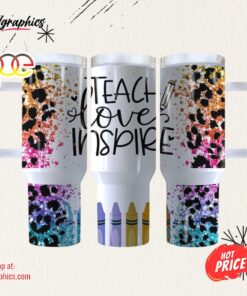 Teacher Life Custom Stanley Cup 40 Oz