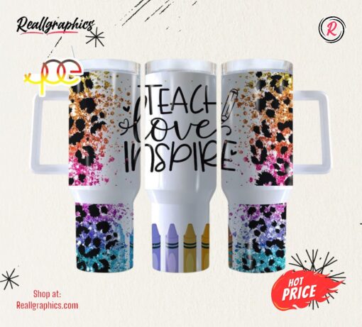 Teacher Life Custom Stanley Cup 40 Oz